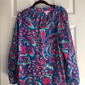 Lily Pulitzer Elsa Top - multi color